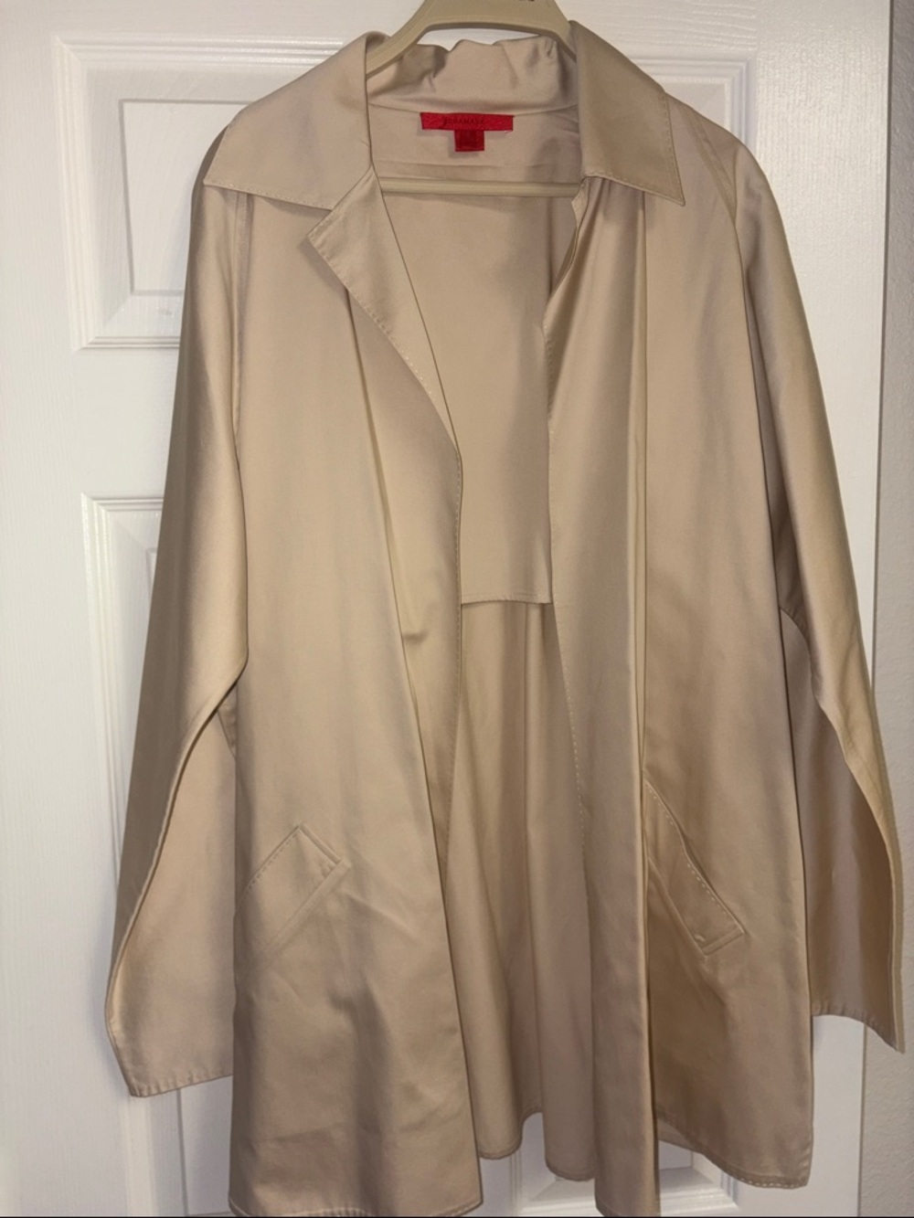 Lightweight Beige Trench Coat by Shamask